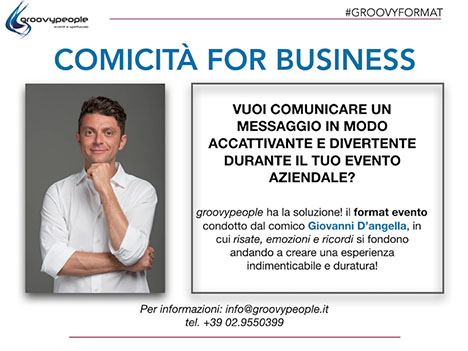 COMICITÀ FOR BUSINESS – #GROOVYFORMAT